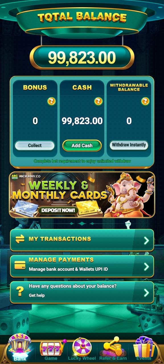 Card Games inside Abc Rummy